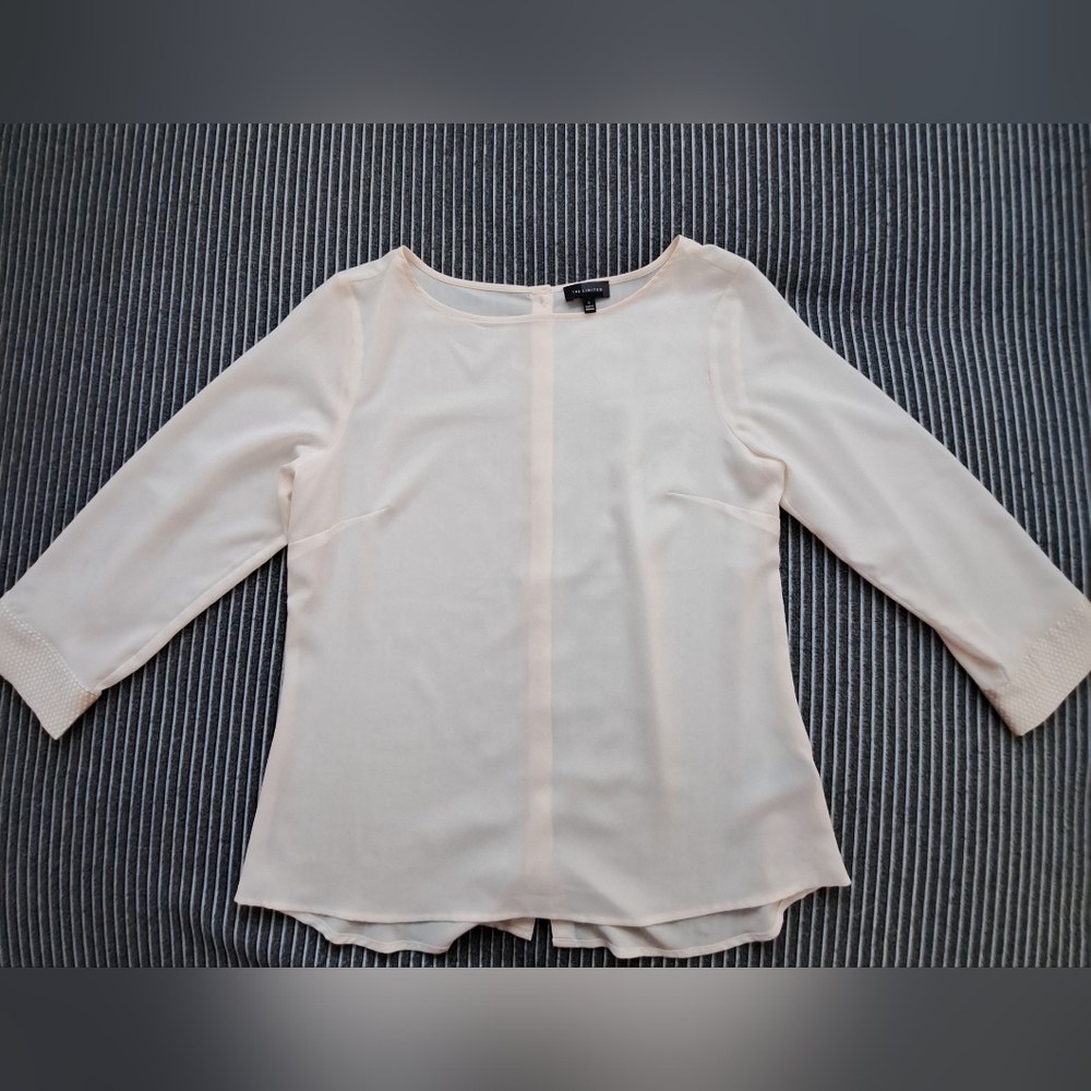 The Limited long sleeve peach top size S